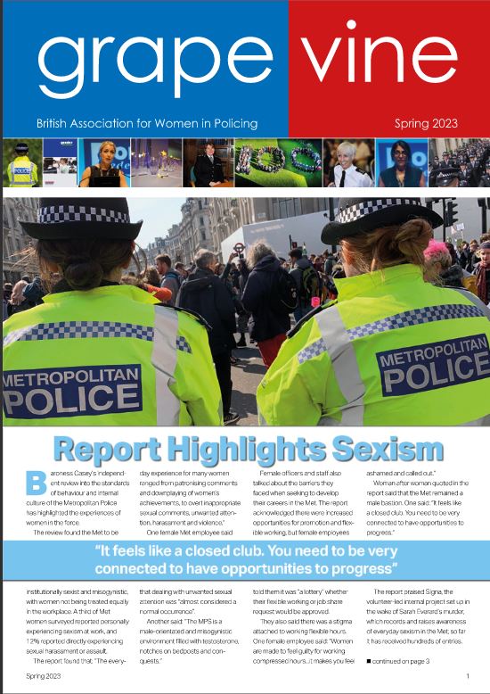 Grapevine - Spring 2023 | BAWP - British Association for Women in Policing